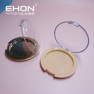 Boîtier vide pour fard à joues avec couvercle transparent surélevé, personnalisable, à 1/2/3 compartiments, en plastique AS/ABS, pour palette de fards à paupières et poudre cosmétique - Product Image 6