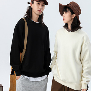 Felpa girocollo girocollo OEM felpa 500 grammi felpa in pile di cotone pesante in poliestere - Product Image 3