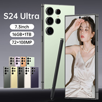 Smartphone S24 Ultra 5G con Pantalla HD de 7.3'', Cámara de 108MP, 16GB+1TB de Almacenamiento, Android 13, Soporte en Francés, Precio Directo de Fábrica