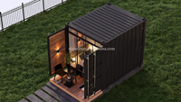 Oficina exterior de 10 pies, pequeño patio trasero, oficina, Cabañas móviles, contenedor de lujo, casas pequeñas