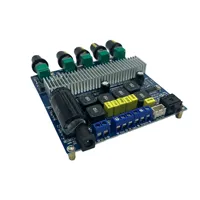 Carte amplificateur de caisson de basses TPA3116 personnalisée 2.1 canaux haute puissance BT 4.2 carte amplificateur Audio DC12V-24V 2*50W + 100W