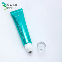 Tube cosmétique roll-on pour les yeux 19 mm brillant ABL vide avec bouchon à vis, impression de logo personnalisée pour crème pour les yeux, fard à paupières, rouge à lèvres, sérum
