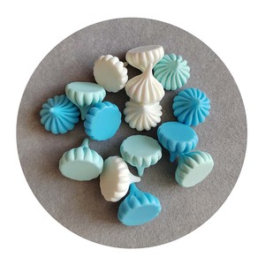 Hot bán 100pcs các loại màu sắc Nhựa Whipped Kem Kẹo flatback nhựa cabochons embellishments đối với trang sức làm DIY Craft - Product Image 4