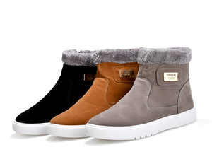 Stivali da <span class=keywords><strong>neve</strong></span> di ultima generazione invernali in pile di cotone alla moda stivali da <span class=keywords><strong>uomo</strong></span> di tendenza per <span class=keywords><strong>uomo</strong></span> - Product Image 4