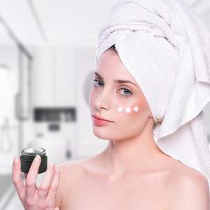 Frascos Redondos de Vidrio Negro de 5g-100g para Crema Facial con Tapa de Plástico, Envases Cosméticos Ecológicos para Polvo Suelto - Product Image 4