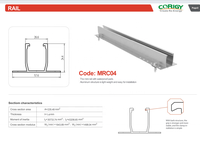 Prix de gros Support de montage de panneau solaire Rail court Mini rail en aluminium anodisé pour toit en tôle