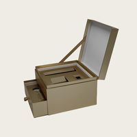 Boîtes à tiroirs rigides personnalisées haut de gamme en carton recyclable et écologique pour maquillage et cosmétiques, sérum de soin de la peau