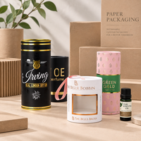 Tube en papier cylindrique personnalisé haut de gamme, écologique, en promotion, pour bouteille de vin ou de parfum, avec impression unique