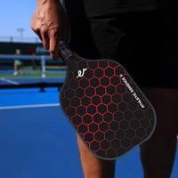 Set Raket Pickleball Komposit Fiberglass Terlaris Lintas Negara, Kustom untuk Olahraga Luar Ruangan, Dayung Pantai, Disetujui USA, Tahan Lama
