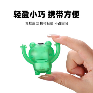 ไฟท้ายจักรยานรูปกบสุดสร้างสรรค์ กันน้ำระดับ IP6 ไฟ LED สำหรับจักรยานไฟฟ้า อุปกรณ์ขี่จักรยาน 4 โหมด ตัวเรือน ABS น้ำหนัก 21 กรัม - Product Image 3