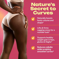 Gummies BBL sans sucre saveur pêche naturelle, marque privée OEM, pour la courbe des fesses et des hanches et le bien-être féminin pour femmes
