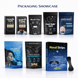 Plester Mulut Anti-dengkur Bebas Lateks, Lembut, Berkualitas Tinggi, MOQ Rendah, untuk Bernapas Saat Tidur - Product Image 5