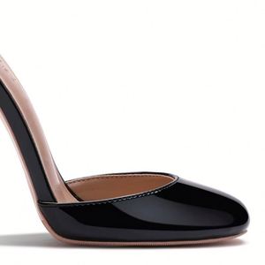 Nouveau manteau de printemps-été à un bouton, talons aiguilles féminins à hauteur croissante, sandales noires creuses à tête sexy Baotou - Product Image 5