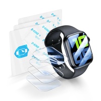 Protecteur d'écran pour smartwatch, film de protection en hydrogel nano pour Apple Watch Series SE Ultra 40 42 44 46 mm