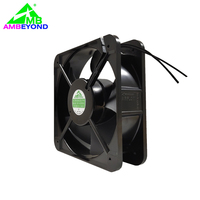 Ventilateur axial AC 20060 220V 380V à double roulement à billes 200x200x60mm pour ventilation et refroidissement d'armoires industrielles