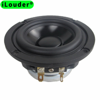 (35-020) Haut-parleur large bande étanche de 3,5 pouces (91 mm) 20W/25W 4/8 Ohm avec cône en aluminium et suspension en caoutchouc pour extérieur et audio marin