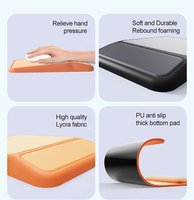 Ensemble de souris et de clavier ergonomiques rectangulaires de style anime avec repose-poignets personnalisé pour le bureau