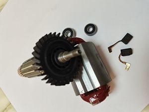 Neo Phần Ứng AC220-240V GA5030 GA4530 GA4030 GA5034 GA4534 GA4031 PJ7000 GA4034 Rôto Động Cơ + Stator + Vòng Bi + Chổi Than - Product Image 6