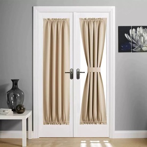 Cortinas de Tubo de Diseño Vintage, Protección Privada para Puertas y Ventanas, Varilla de Tornillo, Cortinas Coreanas Modernas Inspiradas en Hilos Elásticos - Product Image 1
