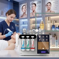 Nouvelle Machine Portable Hydra Beauty Dropshipping 7-en-1 pour le Visage, Appareil de Soin de la Peau à Domicile Aqua Peel Oxygène Jet, Prêt à la Vente au Détail