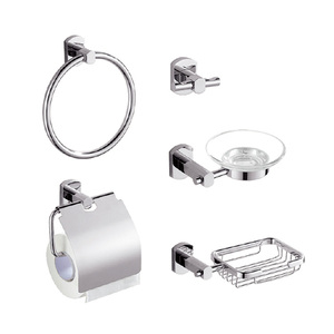 Hotel Decoration High-end Bathroom Accessories Set Bathroom Shelf Hardware Accessories