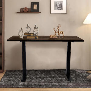 Bureau de travail moderne extensible à vente <span class=keywords><strong>chaude</strong></span>, noir, ergonomique, réglable en hauteur, un moteur, 2 étages, meubles de salon - Product Image 6