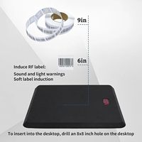 Desactivador RF EAS para Supermercados, Panel de Decodificación, Desmagnetizador de Etiquetas Blandas con Luz Intermitente y Contador Digital
