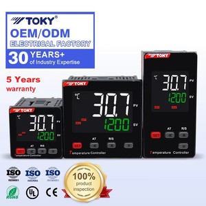 Controlador de Temperatura Digital PID TOKY con Pantalla LCD, Entrada TC/RTD, RS485 Modbus, Certificado CE, para Procesos Industriales - Product Image 1