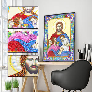 5d bricolage cristal <span class=keywords><strong>diamant</strong></span> peinture Kit forme spéciale perceuse série religieuse christianisme partiellement coller perceuse <span class=keywords><strong>broderie</strong></span> - Product Image 2