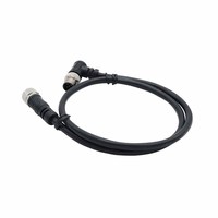 Câble de raccordement sur mesure, connecteur circulaire droit M8 3 ou 4 broches, faisceau de câbles mâle-femelle