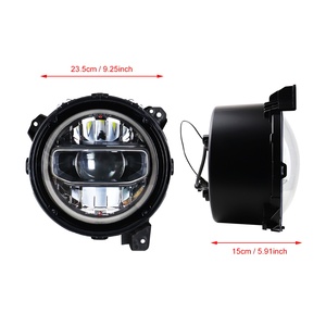 Neue 9-Zoll-<span class=keywords><strong>LED</strong></span>-Scheinwerfer DRL Halo für Jeep Wrangler JL JLU Rubicon 2018-2023 für Gladiator <span class=keywords><strong>JT</strong></span> 2020-2023 <span class=keywords><strong>LED</strong></span>-Scheinwerfer