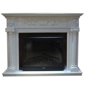 Pas cher prix blanc naturel Marbre cheminée - Product Image 2