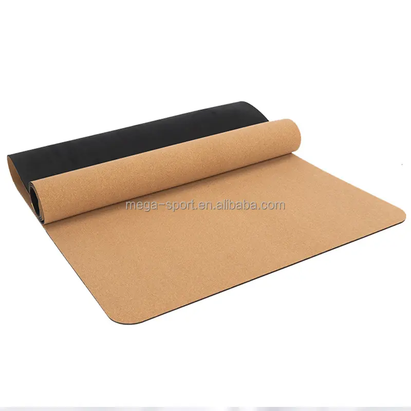 Hot Sell Eco Friendly Custom Printing Cork Yoga Mat TPE Microfiber Custom Logo Yoga Mat