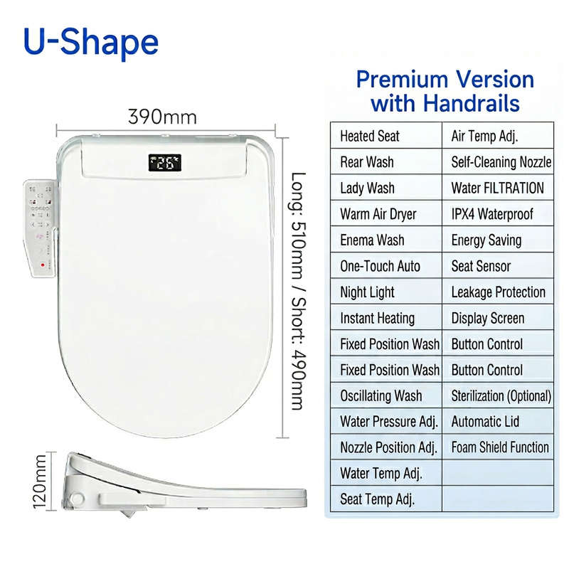 Energy efficient Smart Toilet Seats with