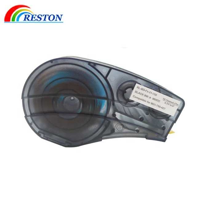 New Chip Replace M21-750-427 Compatible for Brady M21-750-427 BMP21-PLUS Label Printer 19.1mm*4.27m Black on White