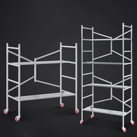 Échafaudage de qualité à verrouillage rapide, cadre en acier, outils de construction, galvanisé à chaud pour matériau de support d'échafaudage