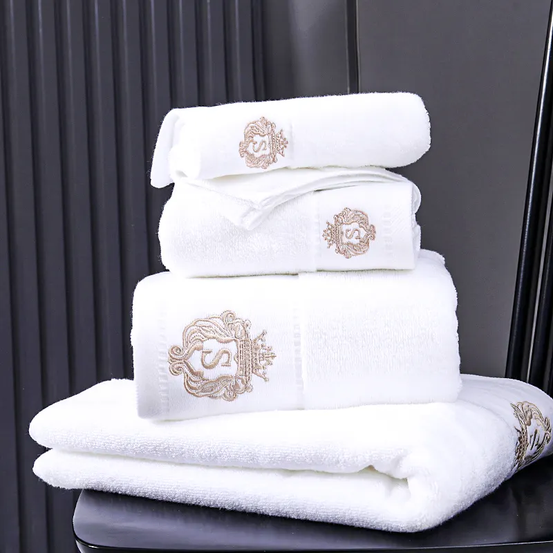 100otton Custom White Sheets Extra Large Hotel High Quality Hand Wholesale Luxury 100 Cotton Bath Towel Towels