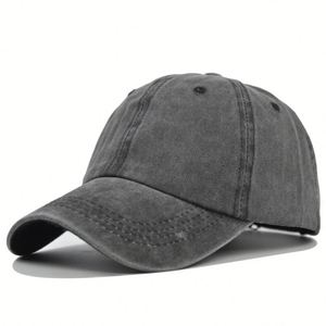 Gorra de Béisbol Estructurada de Color Sólido, Estilo Vintage Lavado, con Corona Rígida, Unisex para Adultos y Niños, Venta al Por Mayor para el Mercado de la UE/EE. UU. - Product Image 1
