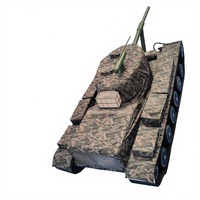 Tank gonflable personnalisable de haute qualité avec ventilateur intégré, étanche et durable - Vente chaude