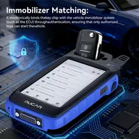 Herramienta de Programación de Llaves MUCAR KEY581 K581, Detección de Frecuencia de Llaves, Generación y Adaptación de Llaves para Automóviles, 9 Funciones de Mantenimiento