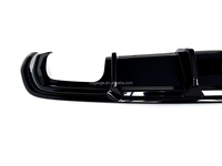 Diffuseur arrière de voiture en ABS noir brillant personnalisé en usine pour AUDI S3/A3 S-Line Sportback 8V pré-lifting 2013-2016