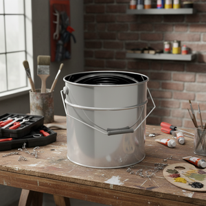 Seau à peinture en métal Kontensan, modèle L128, Turquie, 3,5 L, 153xH195 mm - Product Image 3