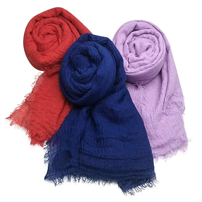 Factory Supply Multi-Kleur Hijab Hoofd Sjaal Lange Sjaal