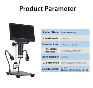 JC aixun กล้องจุลทรรศน์วัด DM21แบบดิจิตอลหลายมุมพร้อมจอแสดงผลดิจิตอลขนาด7นิ้ว HD สำหรับเครื่องมือตรวจสอบการบัดกรี <span class=keywords><strong>BGA</strong></span> - Product Image 6