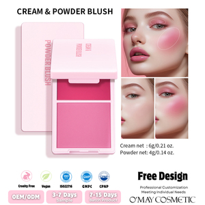 Blush <span class=keywords><strong>Crema</strong></span>-Polvere Delicato 2-in-1 Vegano e Cruelty-Free ad Alta Idratazione, Personalizzabile e Venduto all'Ingrosso - Product Image 1