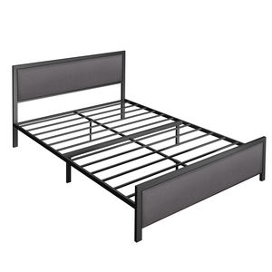 Cadre <span class=keywords><strong>de</strong></span> lit pliable en métal <span class=keywords><strong>de</strong></span> conception moderne Kainice, tube carré complet, tailles king et <span class=keywords><strong>queen</strong></span> pour les chambres d'hôtel - Product Image 5