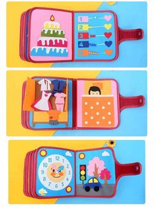 Nouveau design 2026 : Livre d'activités en feutre pour tout-petits, jouets sensoriels pour l'éducation précoce, jouets d'activités Montessori et planches de jeu – Idéal pour un cadeau - Product Image 6