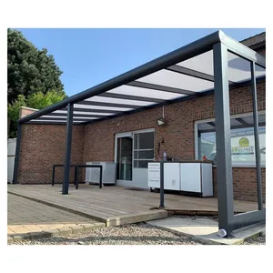 Garasi Aluminium Outdoor porches dan carports tempat berlindung mobil