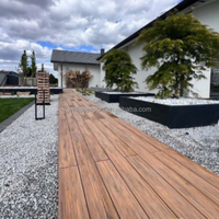 Revêtement de terrasse WPC en gros, anti-moisissure, imperméable, ignifuge, écologique, pour usage hôtelier extérieur
