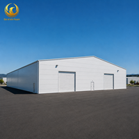 Almacén de Estructura de Acero Prefabricado de Espacio Abierto, Aislado y Resistente a la Intemperie, Taller Metálico, Garaje, Kit de Construcción Industrial